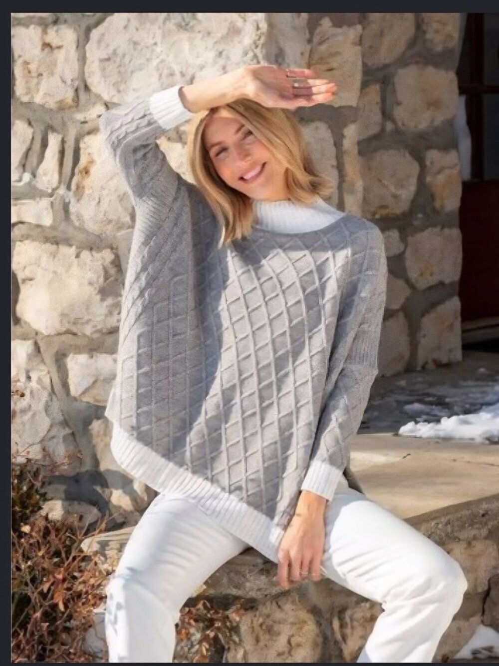 Mer-Sea & Co. "The Lisbon Traveler Sweater" in Driftwood & Sea Salt